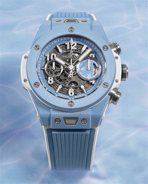 hublot big bang unico blue|hublot big bang edition price.